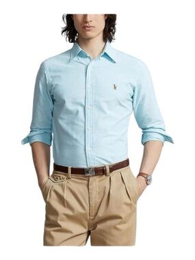 Polo Ralph Lauren Solid Oxford Long-Sleeve Woven Shirt M